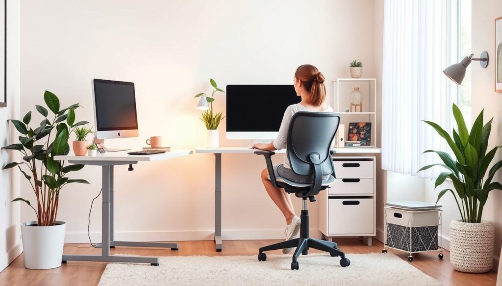 Ergonomische Gesundheitstipps für Frauen für das Home Office