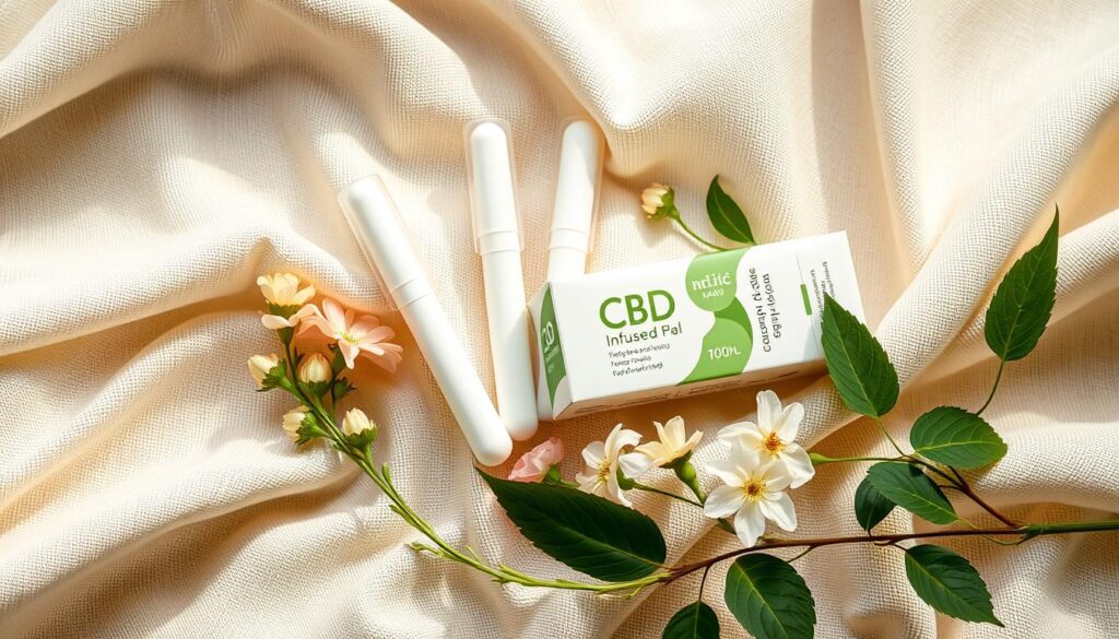 Tampon mit CBD-Öl gegen Menstruationsbeschwerden